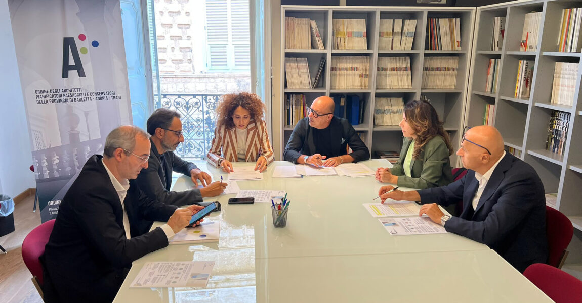 Operativa nella BAT la Fondazione dell’Ordine degli Architetti ETS: prima in Puglia