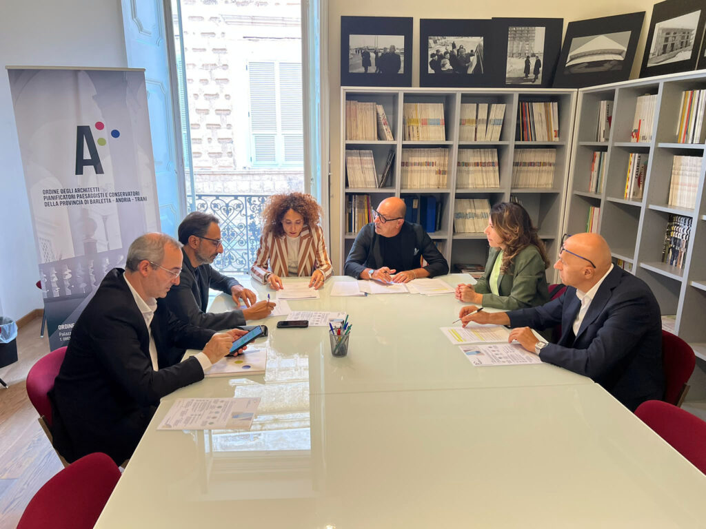 Operativa nella BAT la Fondazione dell’Ordine degli Architetti ETS: prima in Puglia
